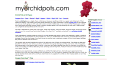 Desktop Screenshot of myorchidpots.com